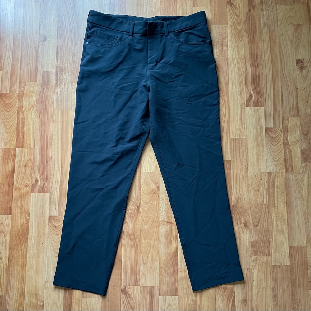Panama Jack Mens Black Commuter Live In Pants 4 Way Stretch Size 34x30